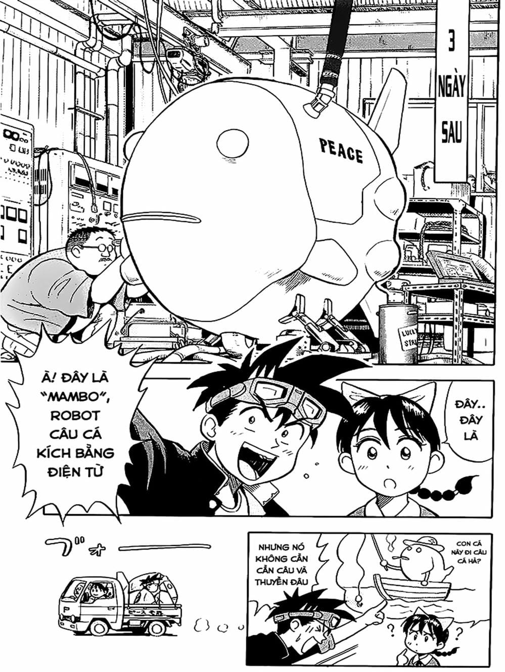 Truyện Tranh Vua Sáng Chế - Jibaku Kun trang 5