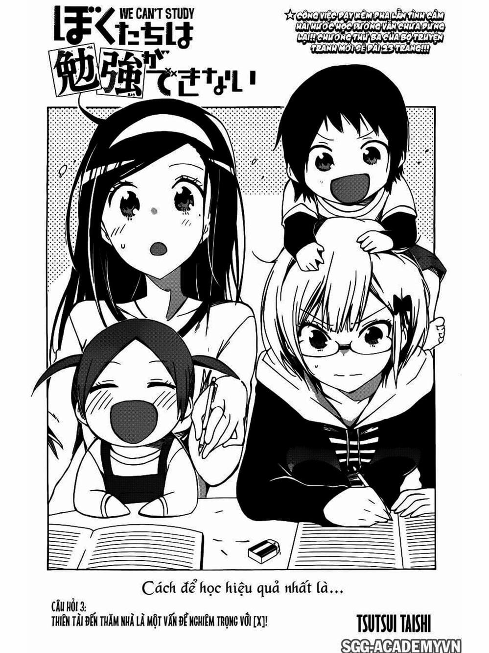Truyện Tranh Chúng Mình Không Học Nổi - We Can’t Study trang 4