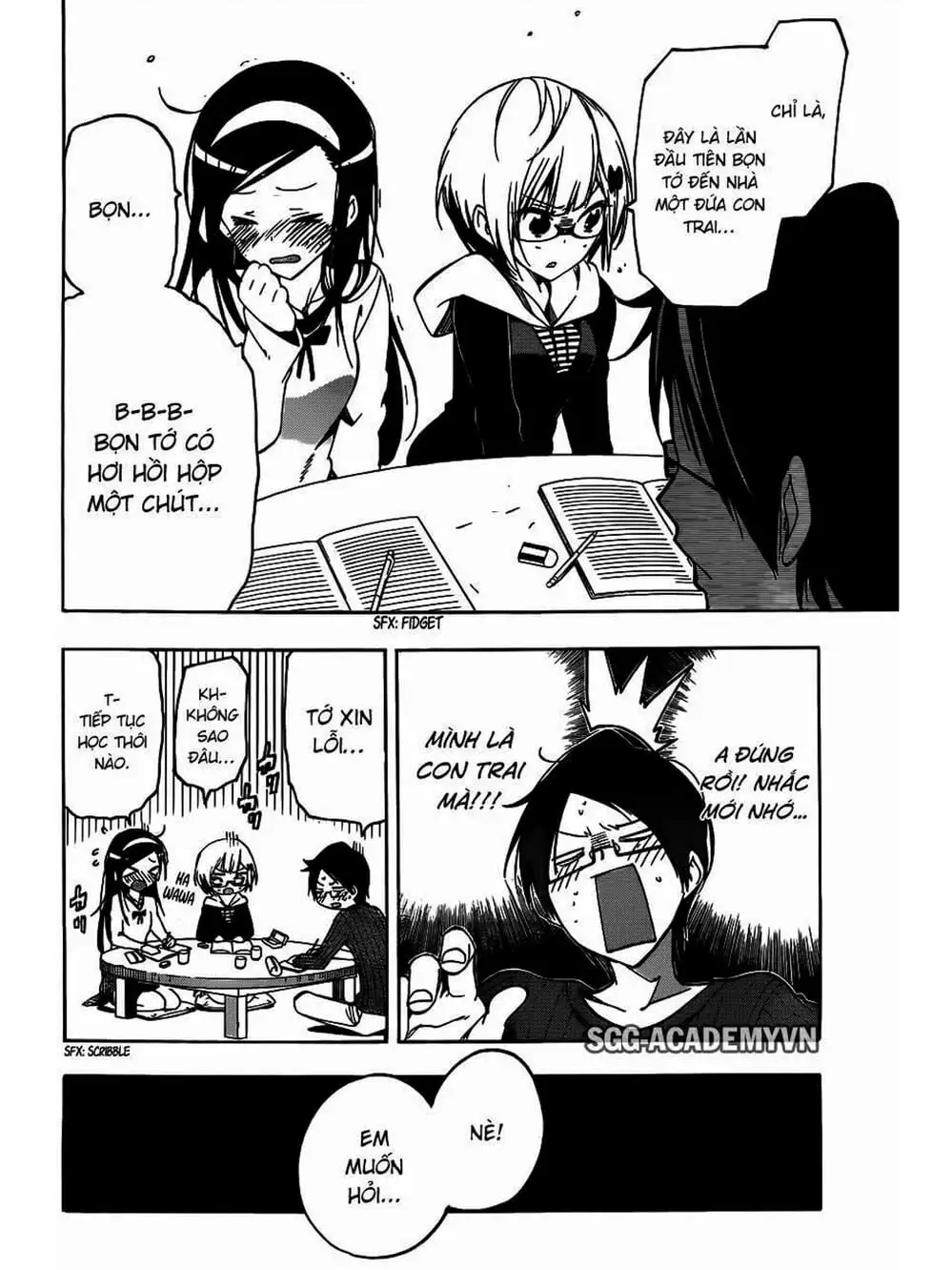 Truyện Tranh Chúng Mình Không Học Nổi - We Can’t Study trang 4