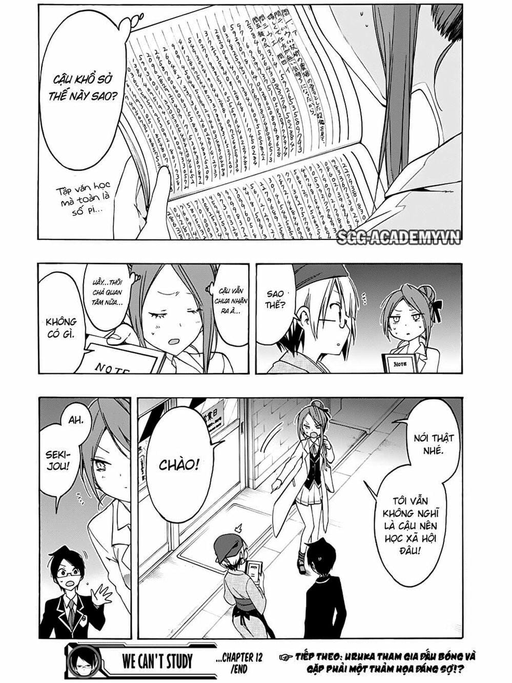 Truyện Tranh Chúng Mình Không Học Nổi - We Can’t Study trang 4