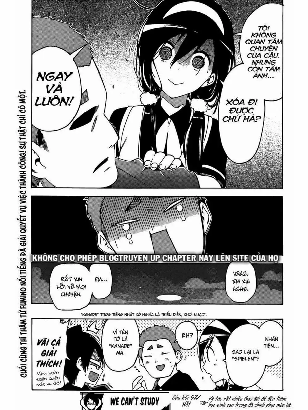 Truyện Tranh Chúng Mình Không Học Nổi - We Can’t Study trang 4