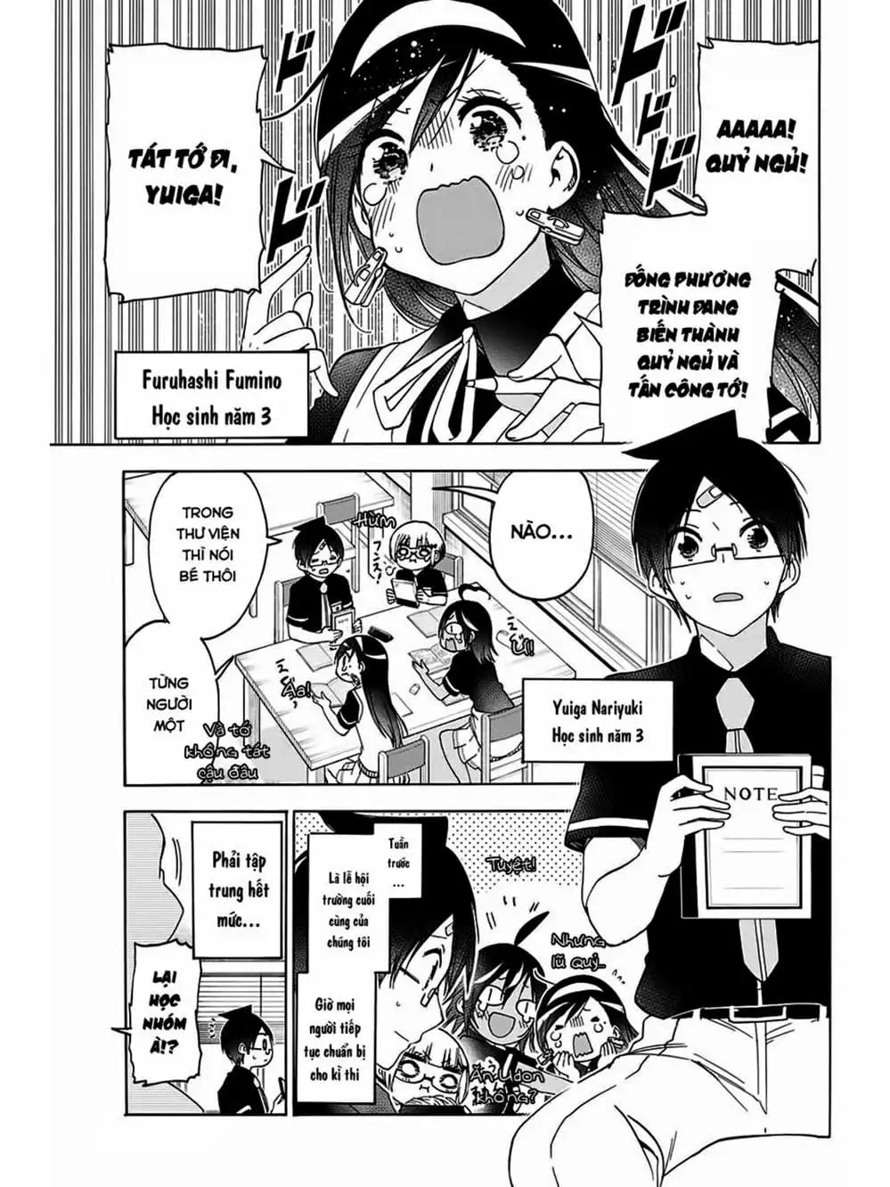 Truyện Tranh Chúng Mình Không Học Nổi - We Can’t Study trang 4