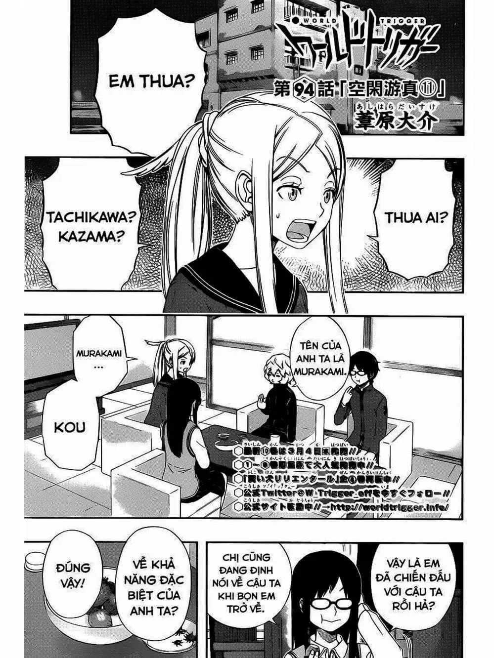 Truyện Tranh Kỷ Nguyên Trigger - World Trigger trang 7