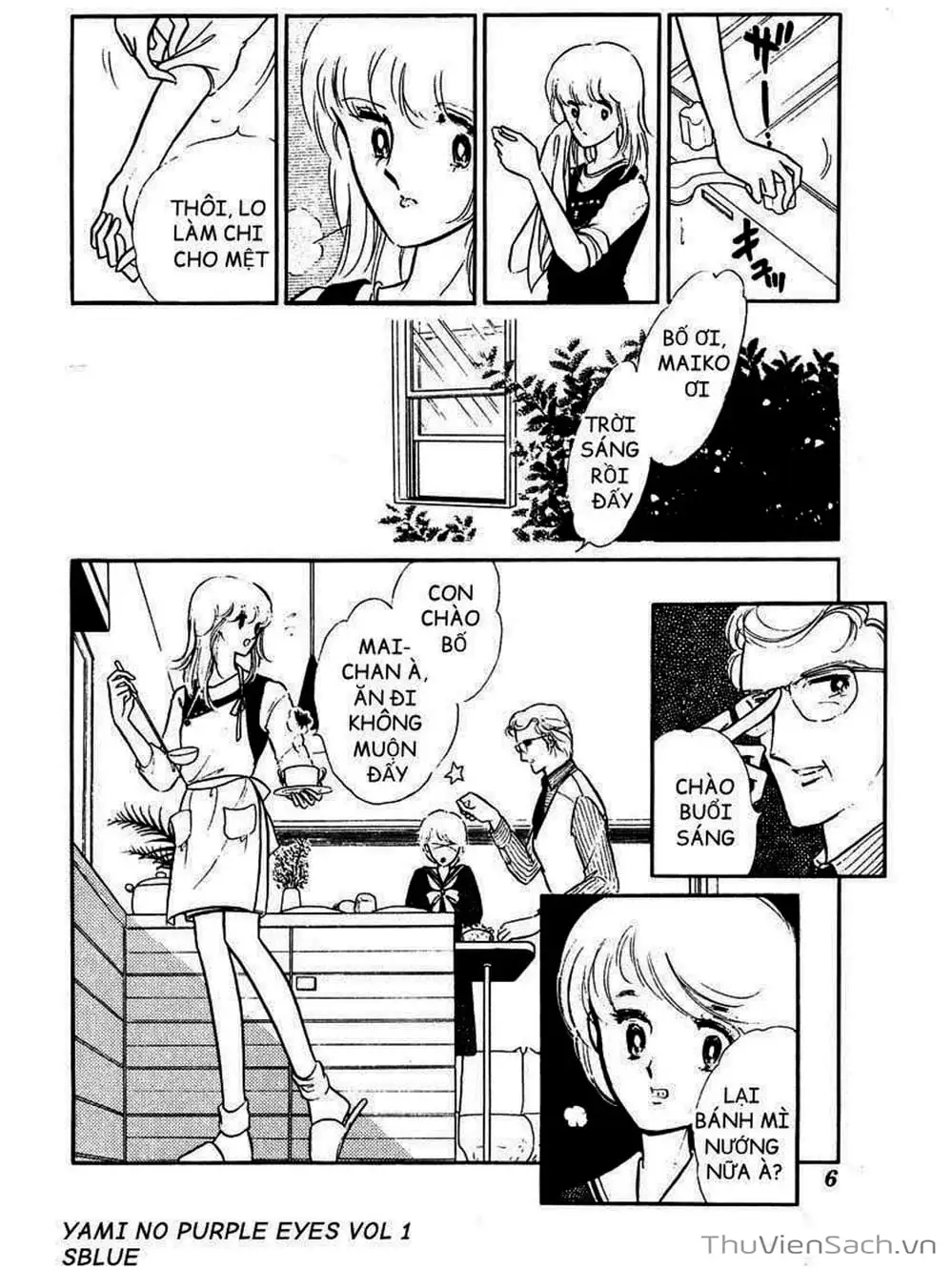 Truyện Tranh Cô Bé Huyền Bí - Yami No Purple Eyes trang 6