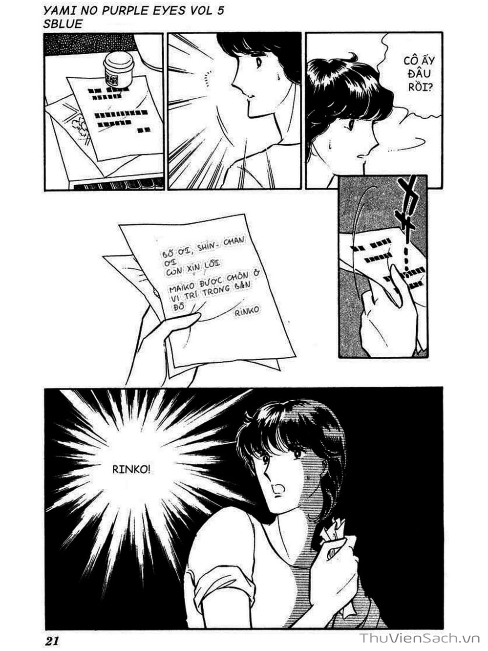 Truyện Tranh Cô Bé Huyền Bí - Yami No Purple Eyes trang 6