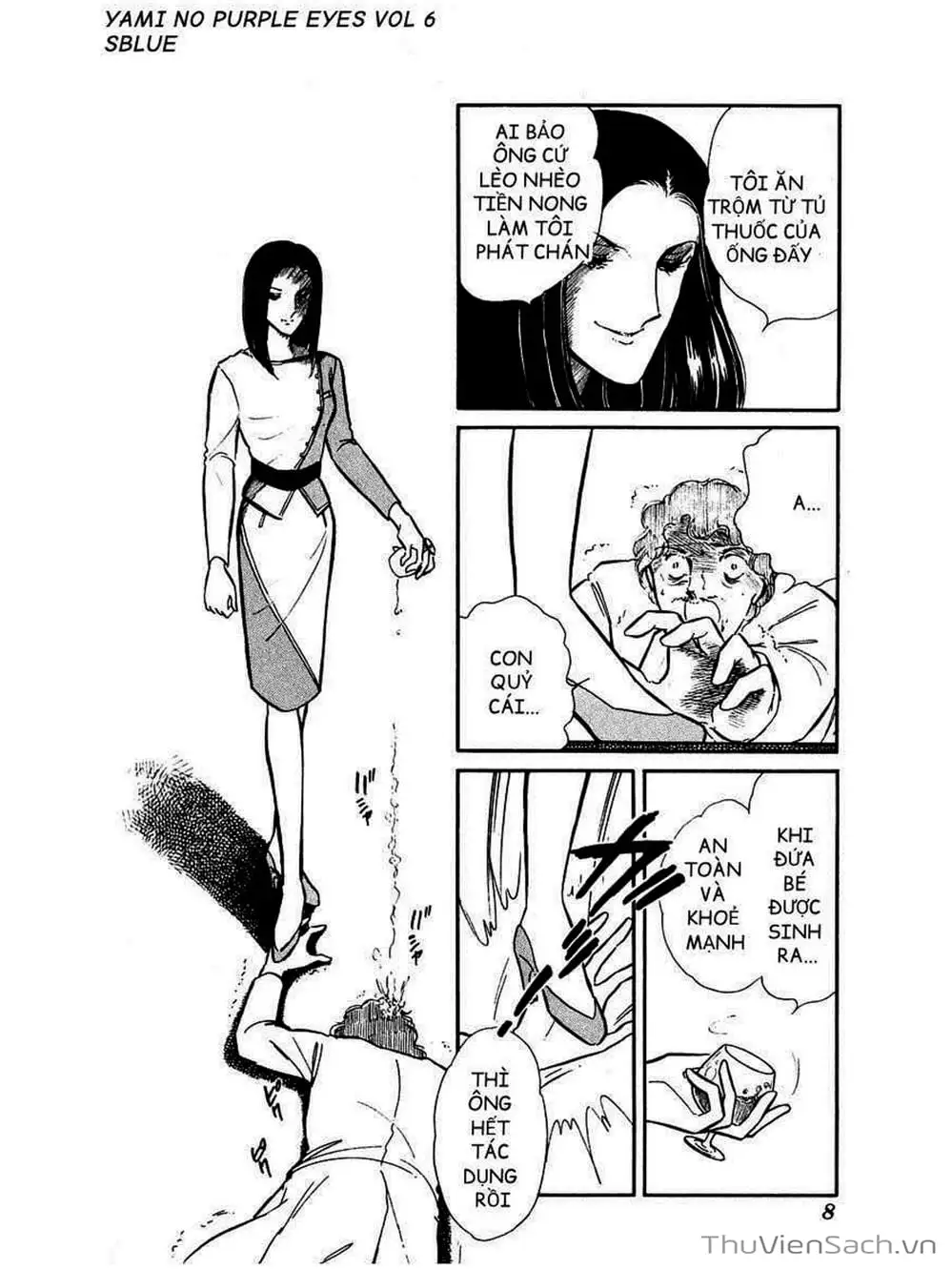 Truyện Tranh Cô Bé Huyền Bí - Yami No Purple Eyes trang 6