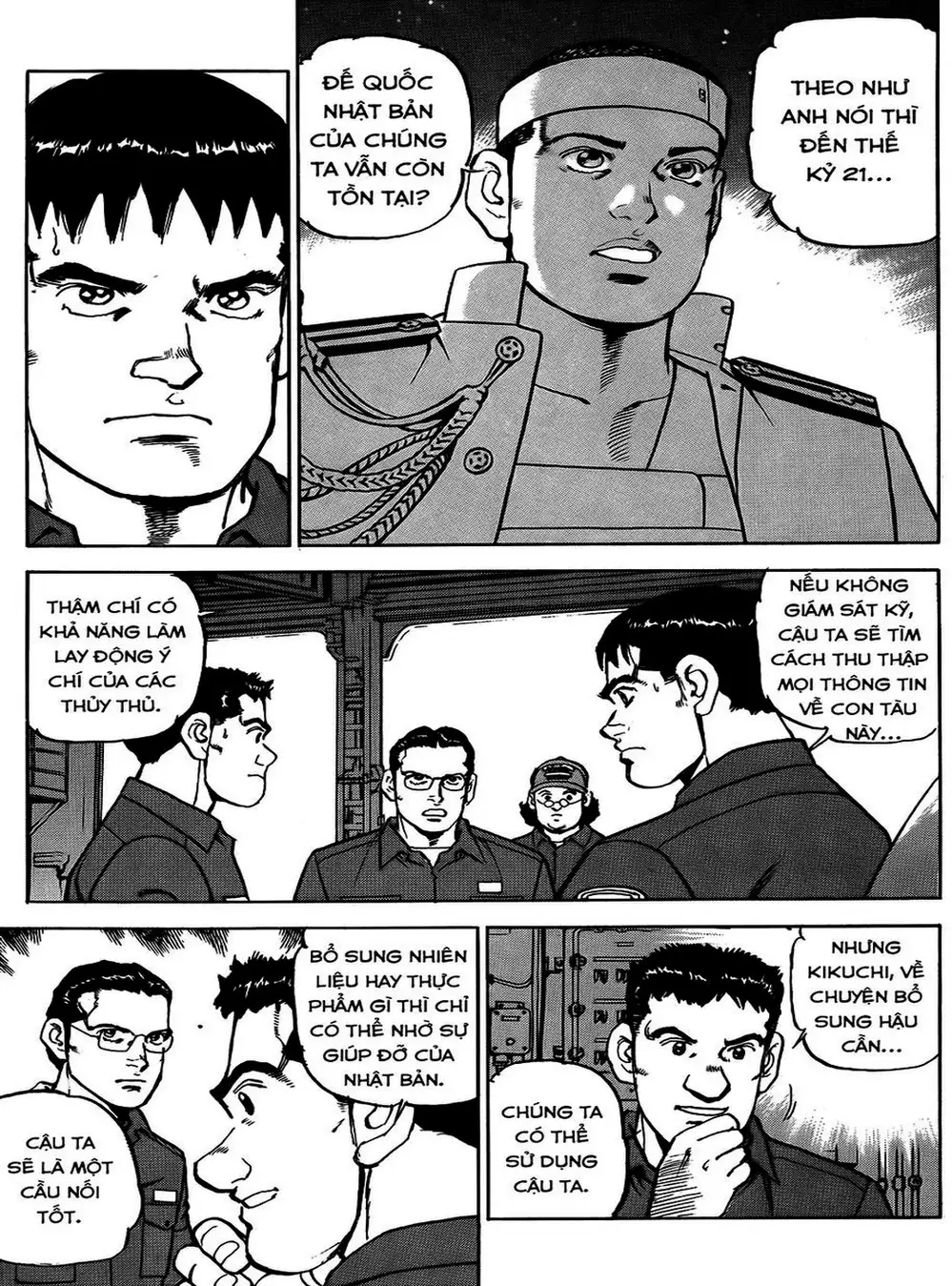 Truyện Tranh Con Diệc Đen - Zipang trang 4