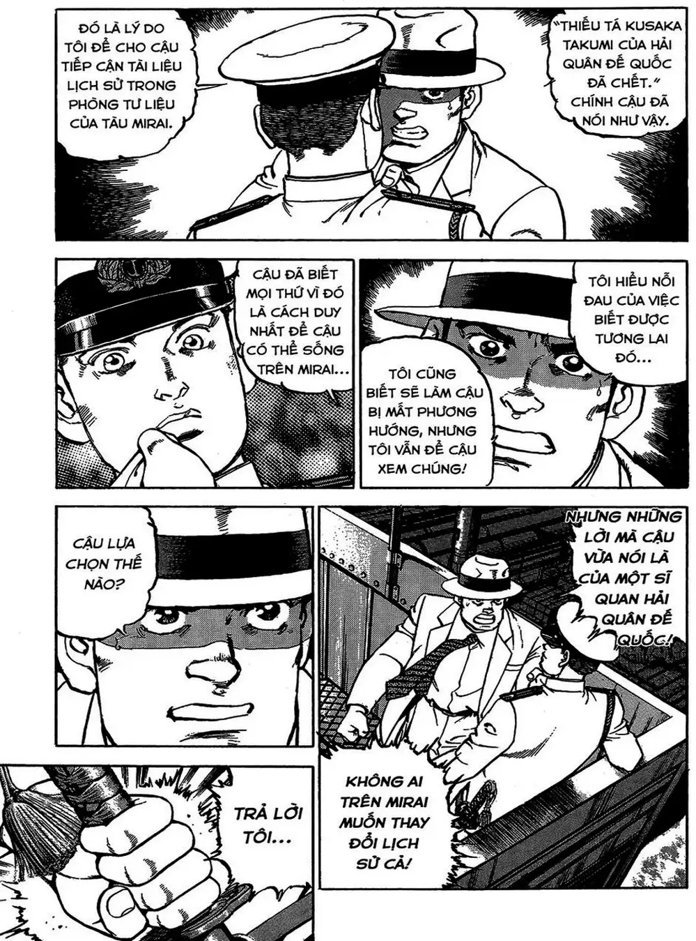 Truyện Tranh Con Diệc Đen - Zipang trang 4