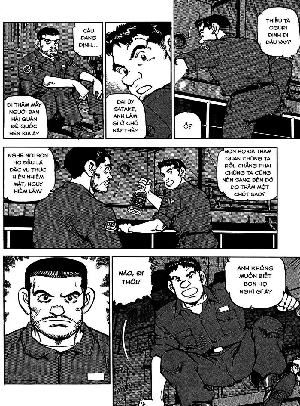 Truyện Tranh Con Diệc Đen - Zipang trang 4