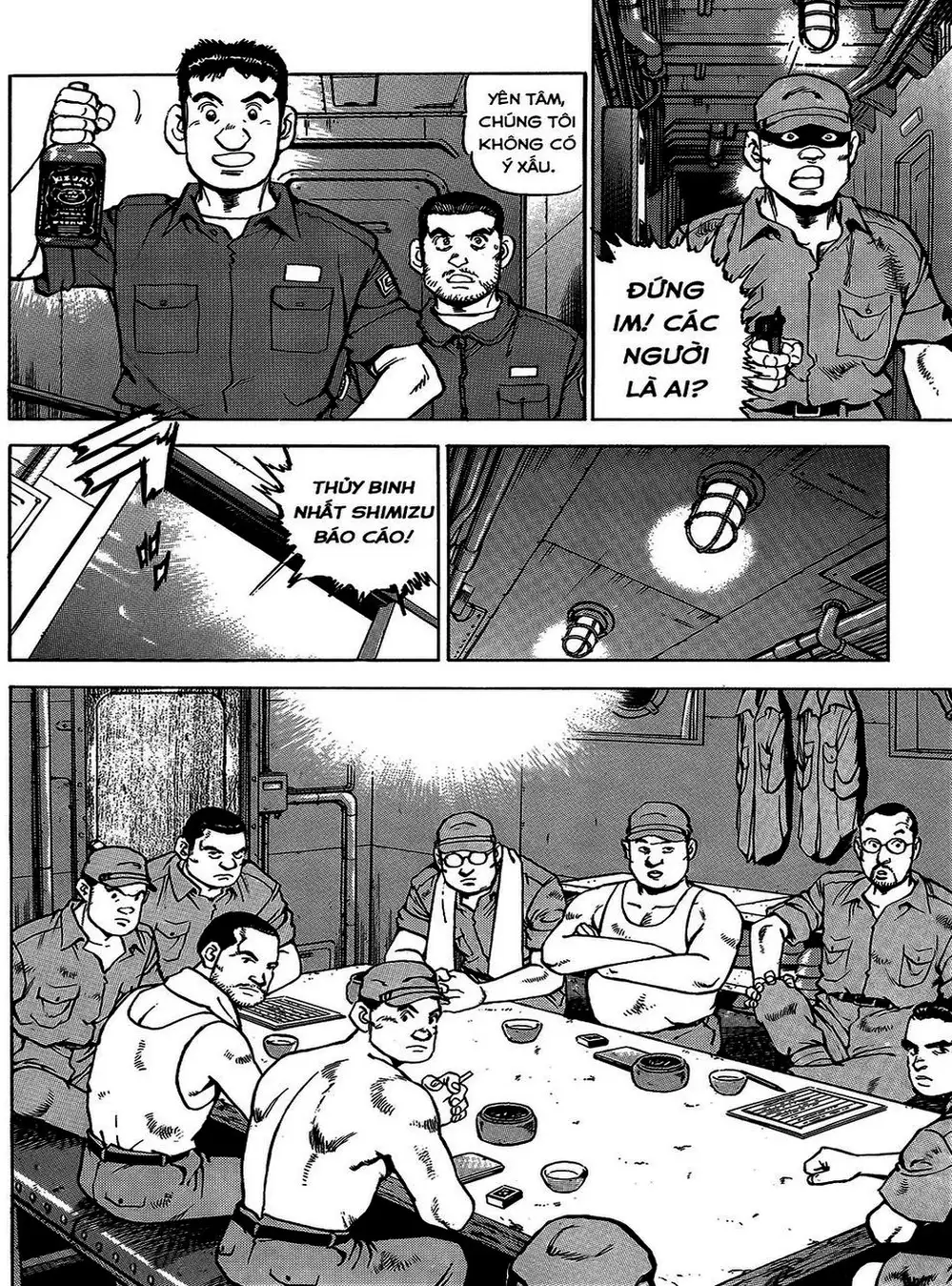 Truyện Tranh Con Diệc Đen - Zipang trang 4