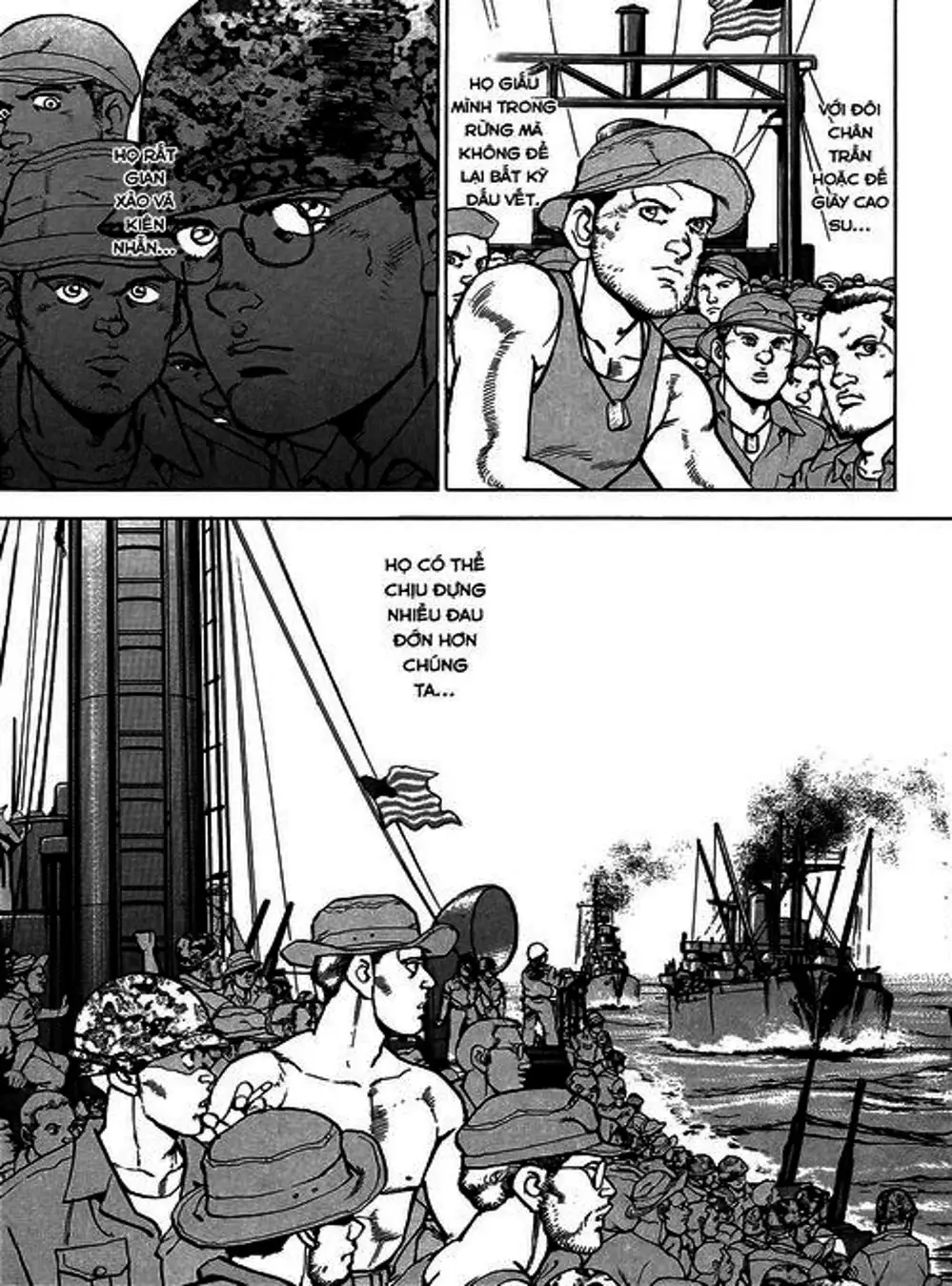 Truyện Tranh Con Diệc Đen - Zipang trang 4