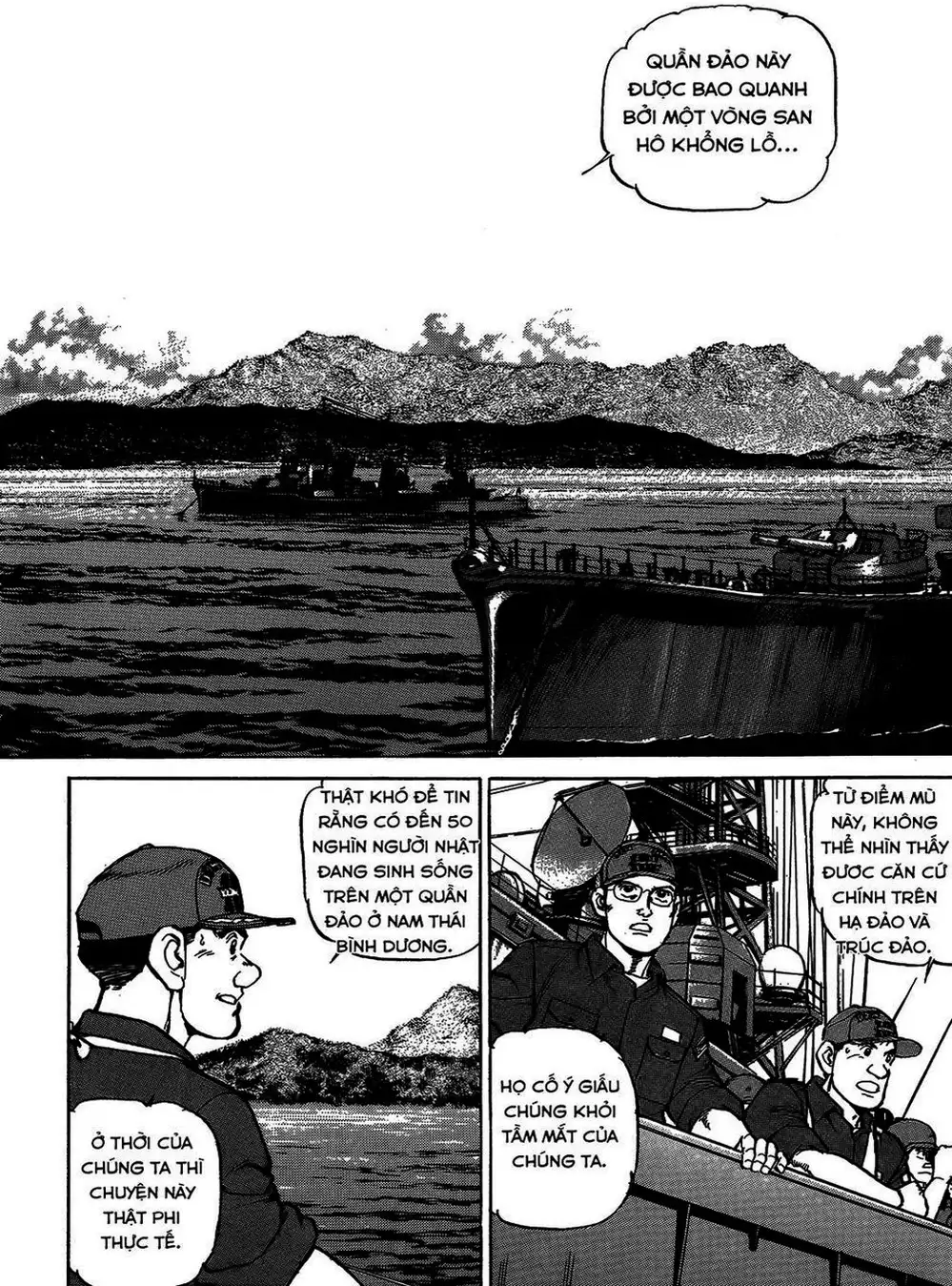 Truyện Tranh Con Diệc Đen - Zipang trang 4