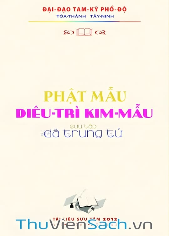 Ảnh bìa sách Phật Mẫu - Diêu Trì Kim Mẫu