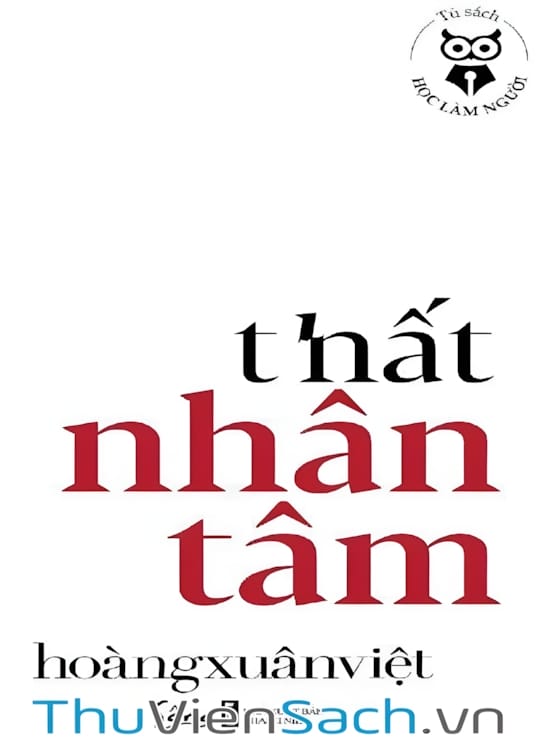 Ảnh bìa sách Thất Nhân Tâm