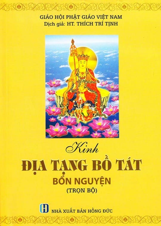 Ảnh bìa sách Kinh Địa Tạng Bồ Tát Bổn Nguyện