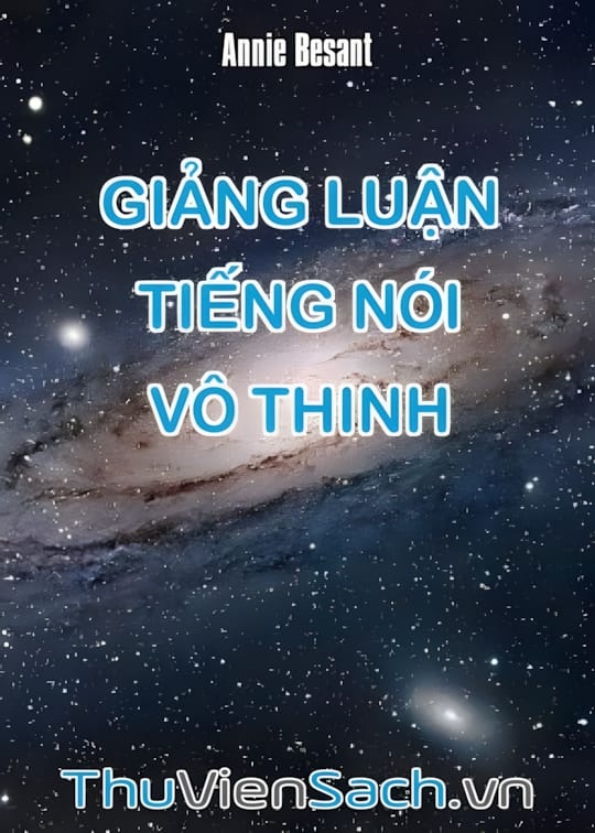 Ảnh bìa sách Giảng Luận Tiếng Nói Vô Thinh