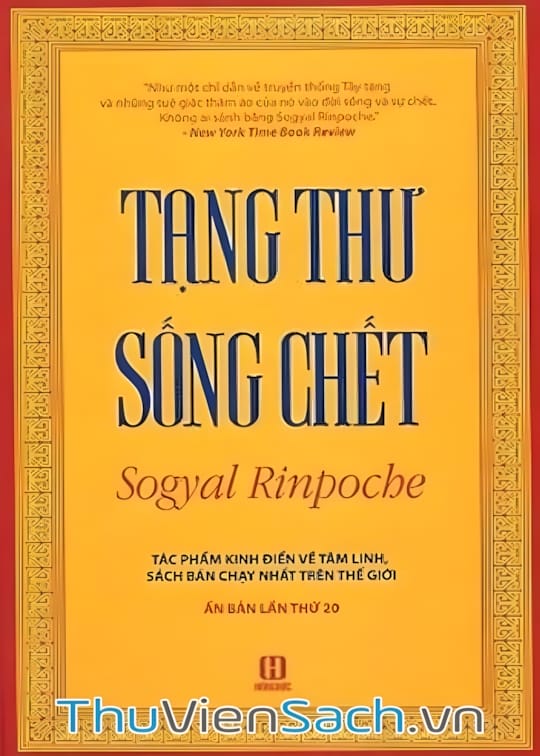 Ảnh bìa sách Tạng Thư Sống Chết