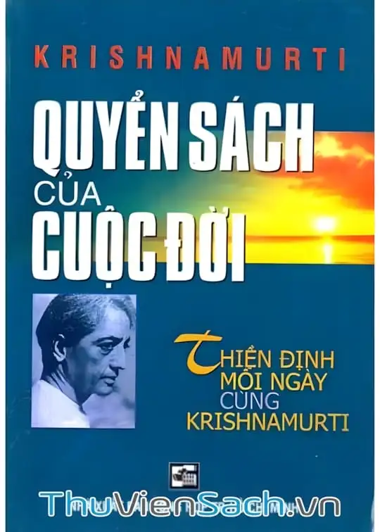 Ảnh bìa sách Quyển Sách Của Cuộc Đời Jiddu Krishnamurti