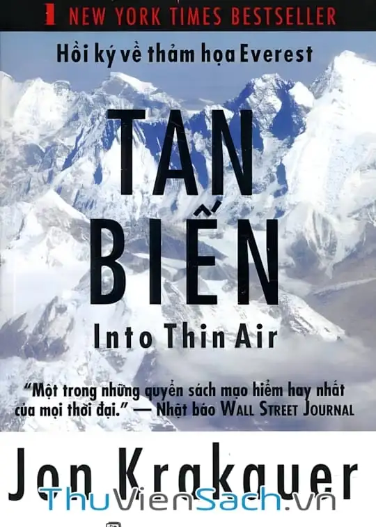 Ảnh bìa sách Tan Biến: Hồi Ký Về Thảm Hoạ Everest