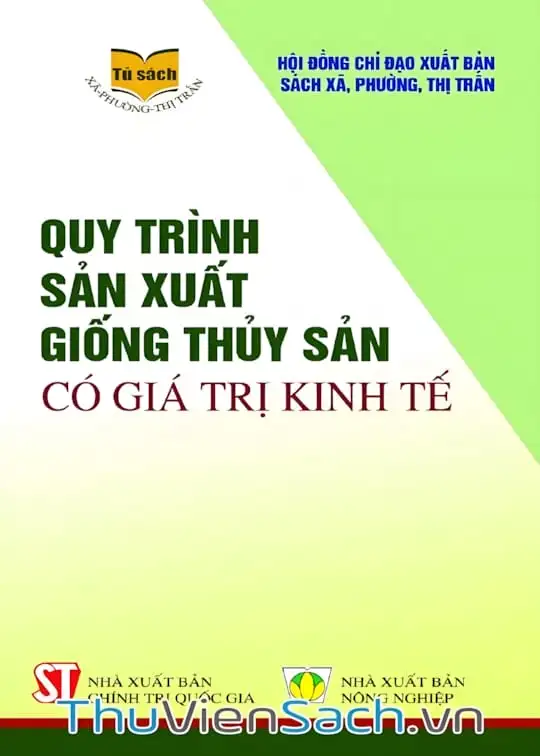 Ảnh bìa sách Quy Trình Sản Xuất Giống Thủy Sản Có Giá Trị Kinh Tế