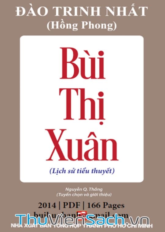 Ảnh bìa sách Bùi Thị Xuân