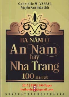 Ba Năm Ở An Nam Hay Nha Trang 100 Năm Trước