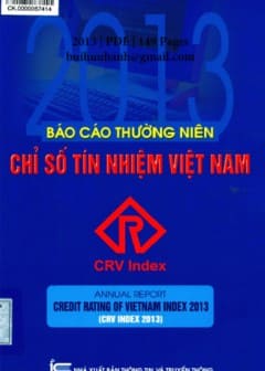Báo Cáo Thường Niên Chỉ Số Tín Nhiệm Việt Nam 2013