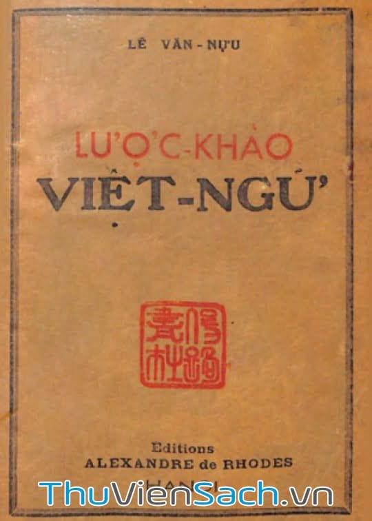 Ảnh bìa sách Lược Khảo Việt Ngữ