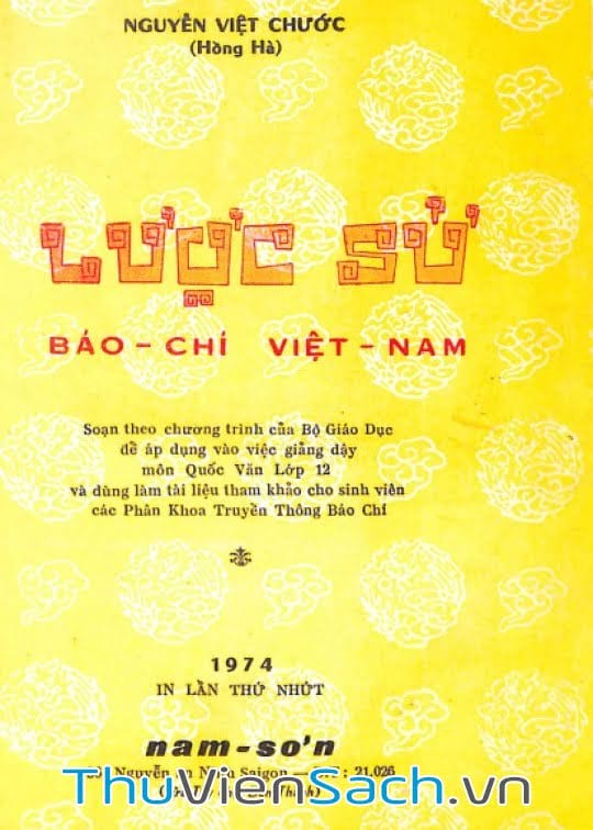Ảnh bìa sách Lược Sử Báo Chí Việt Nam
