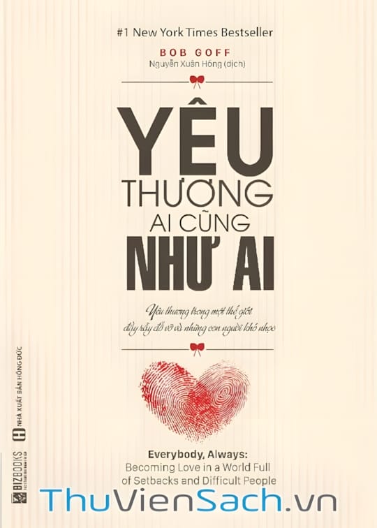 Ảnh bìa sách Yêu Thương Ai Cũng Như Ai