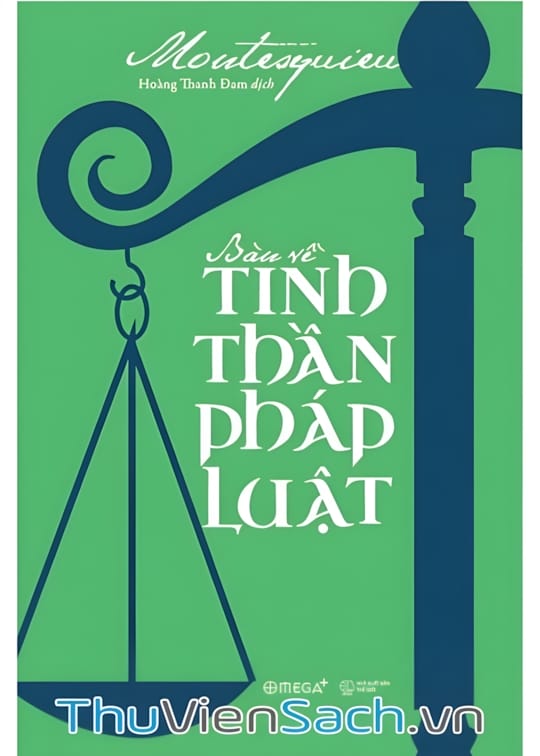 Ảnh bìa sách Bàn Về Tinh Thần Pháp Luật