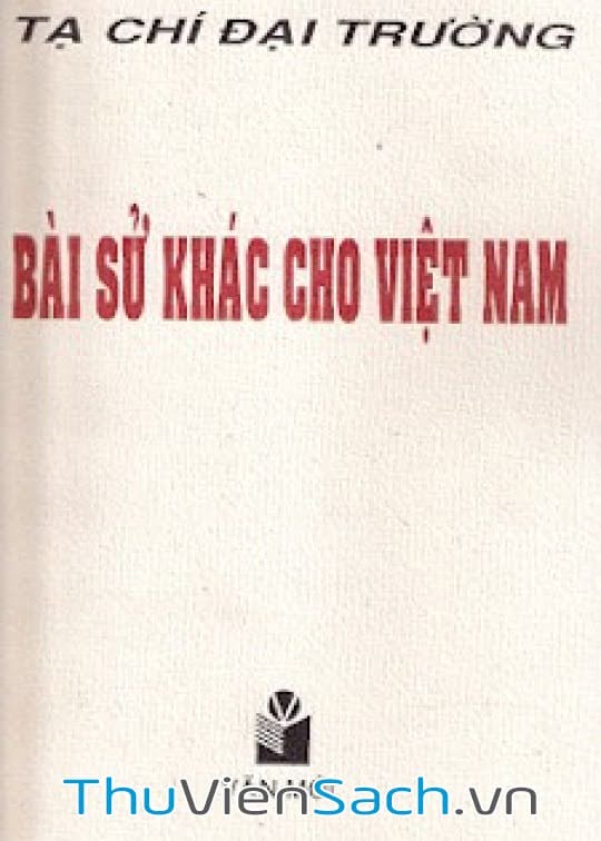 Ảnh bìa sách Bài Sử Khác Cho Việt Nam