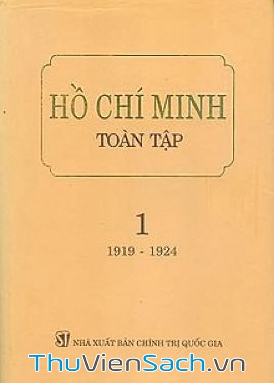 Ảnh bìa sách Hồ Chí Minh Toàn Tập - Tập 1