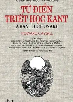 Ảnh Từ Điển Triết Học Kant