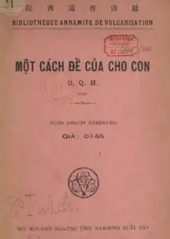 Một Cách Để Của Cho Con