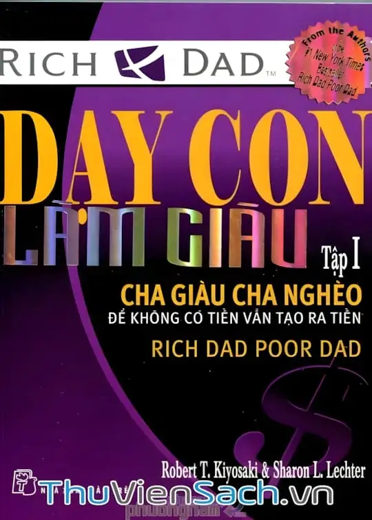Ảnh bìa sách Dạy Con Làm Giàu - Tập 1: Cha Giàu Cha Nghèo