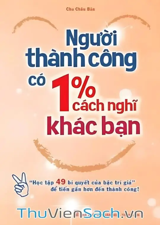 Ảnh bìa sách Người Thành Công Có 1% Cách Nghĩ Khác Bạn