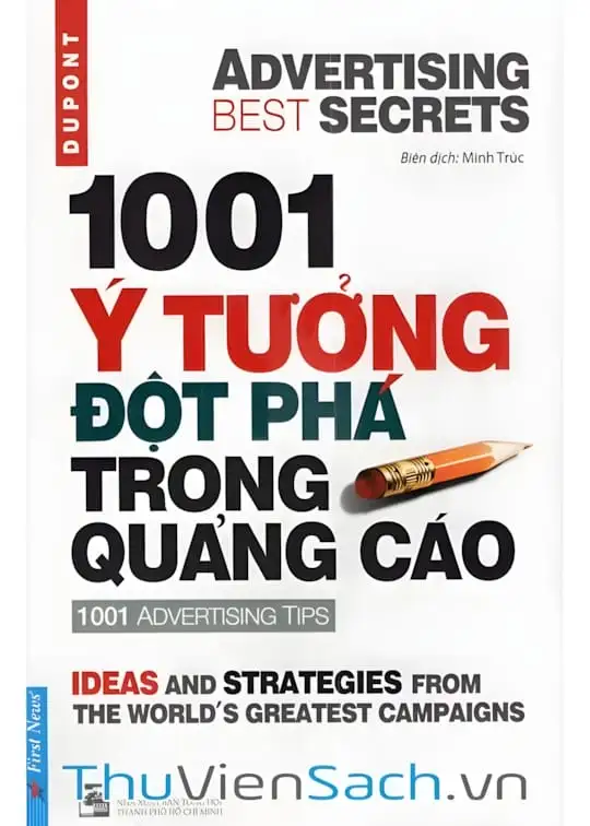 Ảnh bìa sách 1001 Ý Tưởng Đột Phá Trong Quảng Cáo