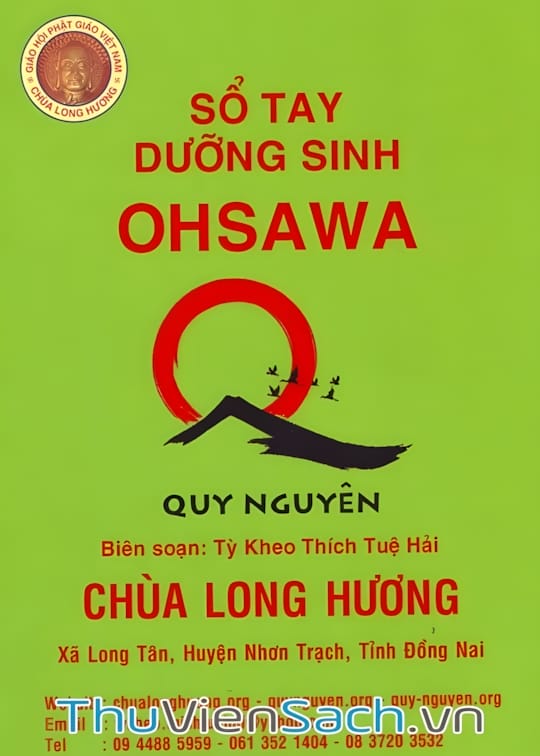 Ảnh bìa sách Sổ Tay Dưỡng Sinh Ohsawa