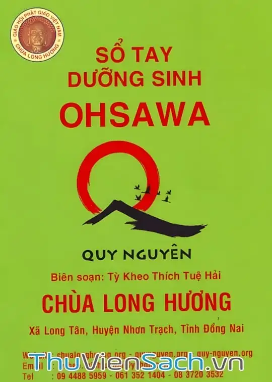 Ảnh bìa sách Sổ Tay Dưỡng Sinh Ohsawa