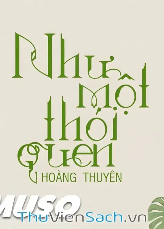 Ảnh bìa sách Như Một Thói Quen