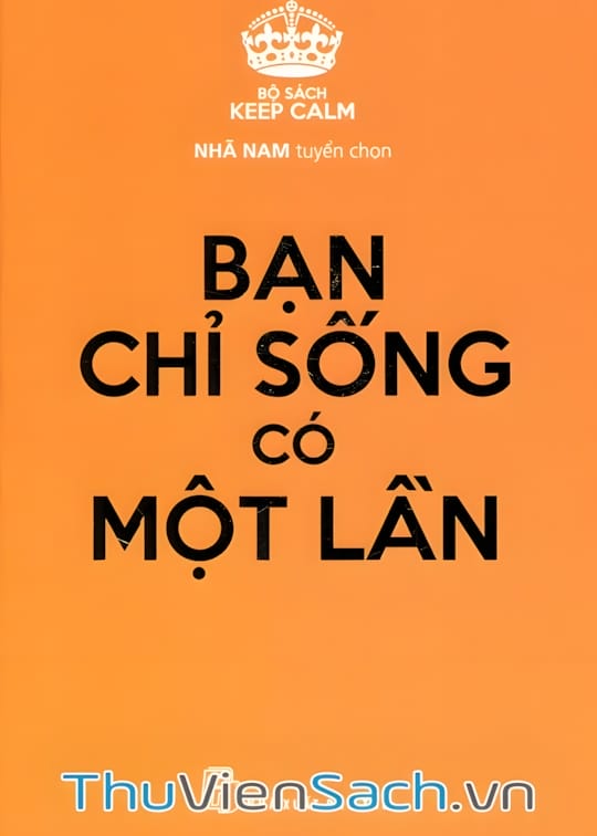 Ảnh bìa sách Bạn Chỉ Sống Có Một Lần