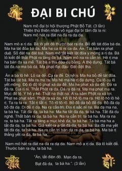 Sách Chú Đại Bi