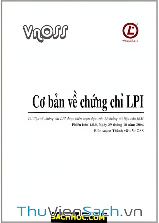 Ảnh bìa sách Cơ Bản Về Chứng Chỉ Lpi