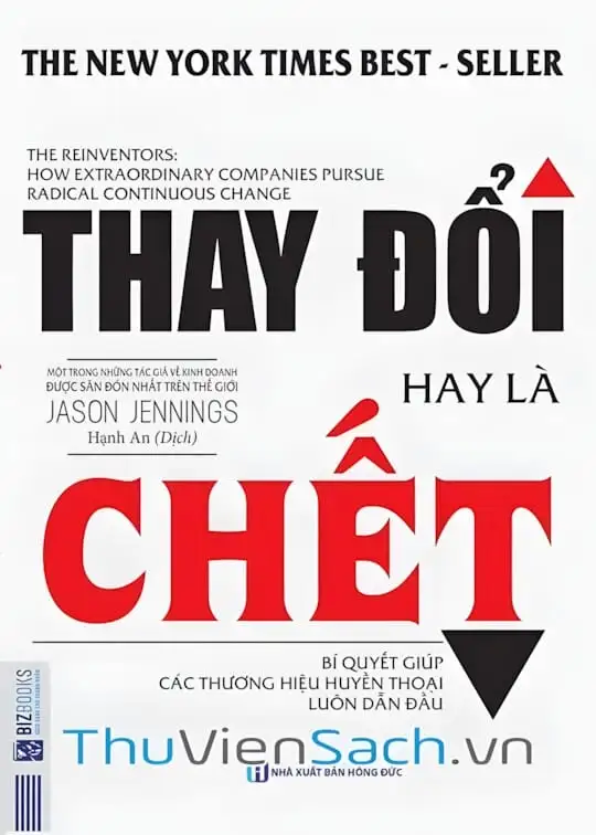 Ảnh bìa sách Thay Đổi Hay Là Chết