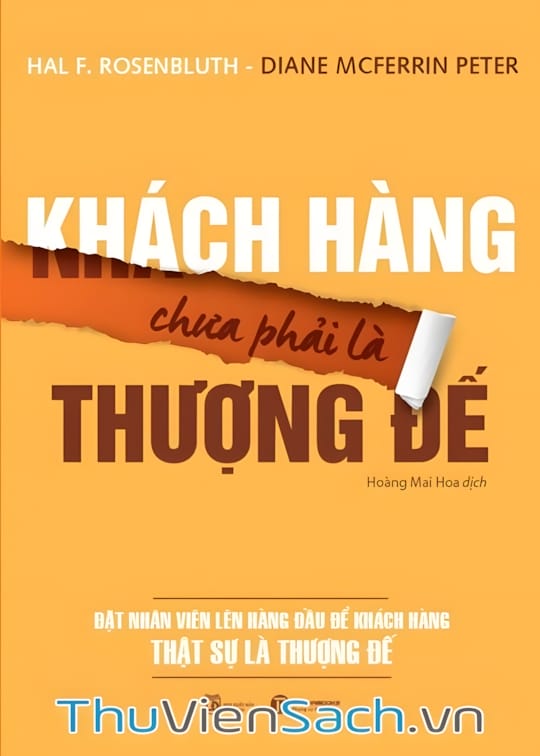 Ảnh bìa sách Khách Hàng Chưa Phải Là Thượng Đế