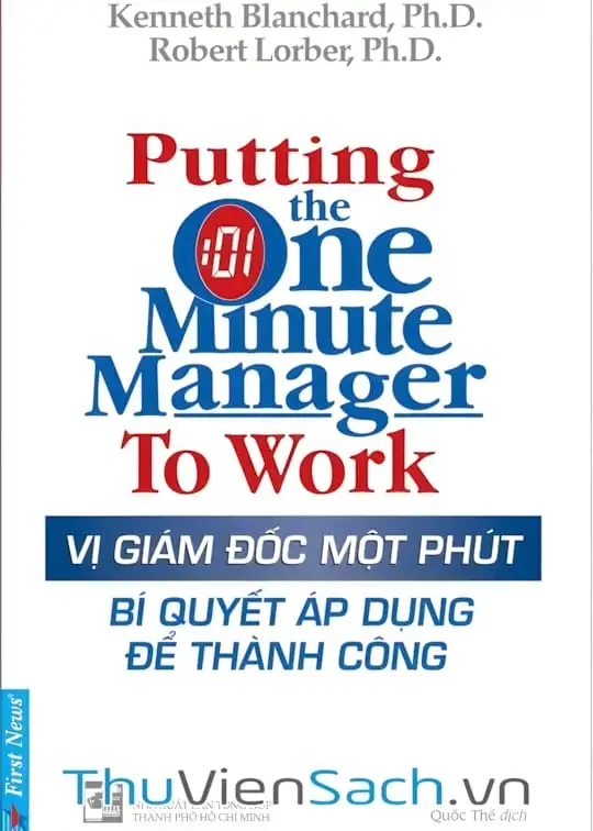 Ảnh bìa sách Vị Giám Đốc Một Phút - Bí Quyết Áp Dụng Để Thành Công
