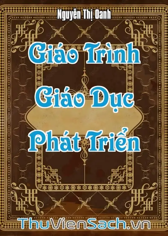 Ảnh bìa sách Giáo Trình Giáo Dục Phát Triển