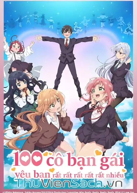 Ảnh bìa sách 100 Cô Bạn Gái Yêu Bạn Rất Rất Rất Rất Rất Nhiều