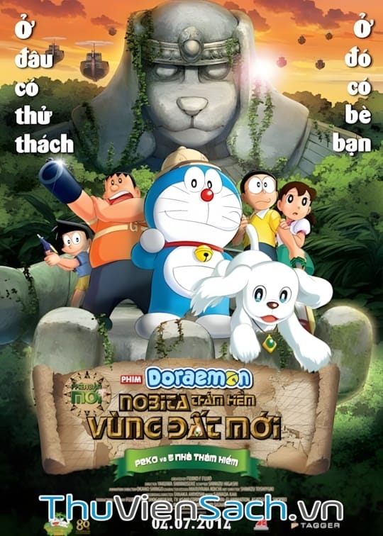 Ảnh bìa sách Doraemon Movie: Nobita Thám Hiểm Vùng Đất Mới